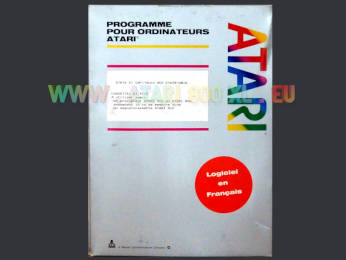 Peritel Atari 800 Etats et Capitales des Etats-Unis, version Peritel, Tape, Box