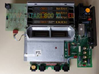 Later Peritel Atari 800 With CAO61034 REV.X1A adaptor