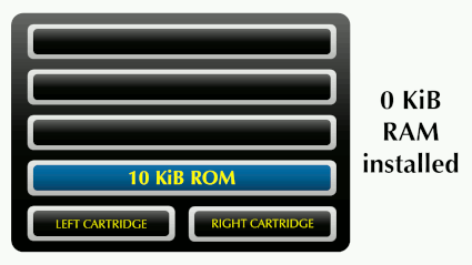 Atari 800, various RAM configurations with CX852 8K Memory Module and CX853 16K Memory Module
