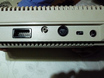 Atari 1200XL Rear close-up #1