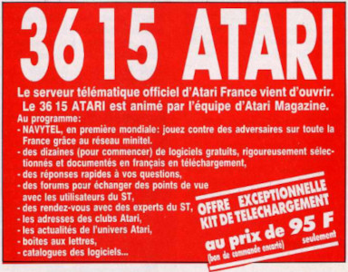 3615 ATARI ad, half page