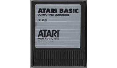 Atari BASIC cartridge, REV. C, 1985, Silver #1