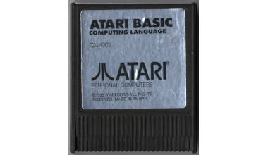 Atari BASIC cartridge, REV. C, 1985, Silver #2