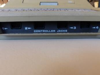 Peritel Atari 400 Front joystick connectors