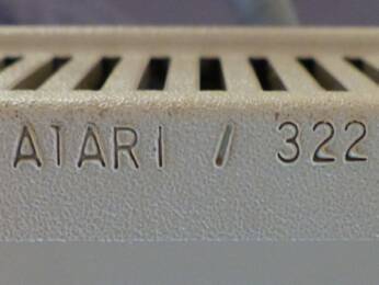 Peritel Atari 400 Week of manufacture, Computer #1, ATARI/322 engraved