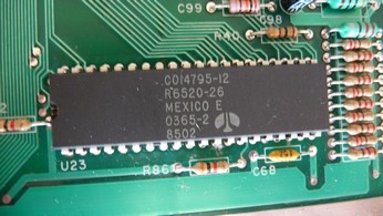 SECAM Atari 800XL CO14795, PIA chip